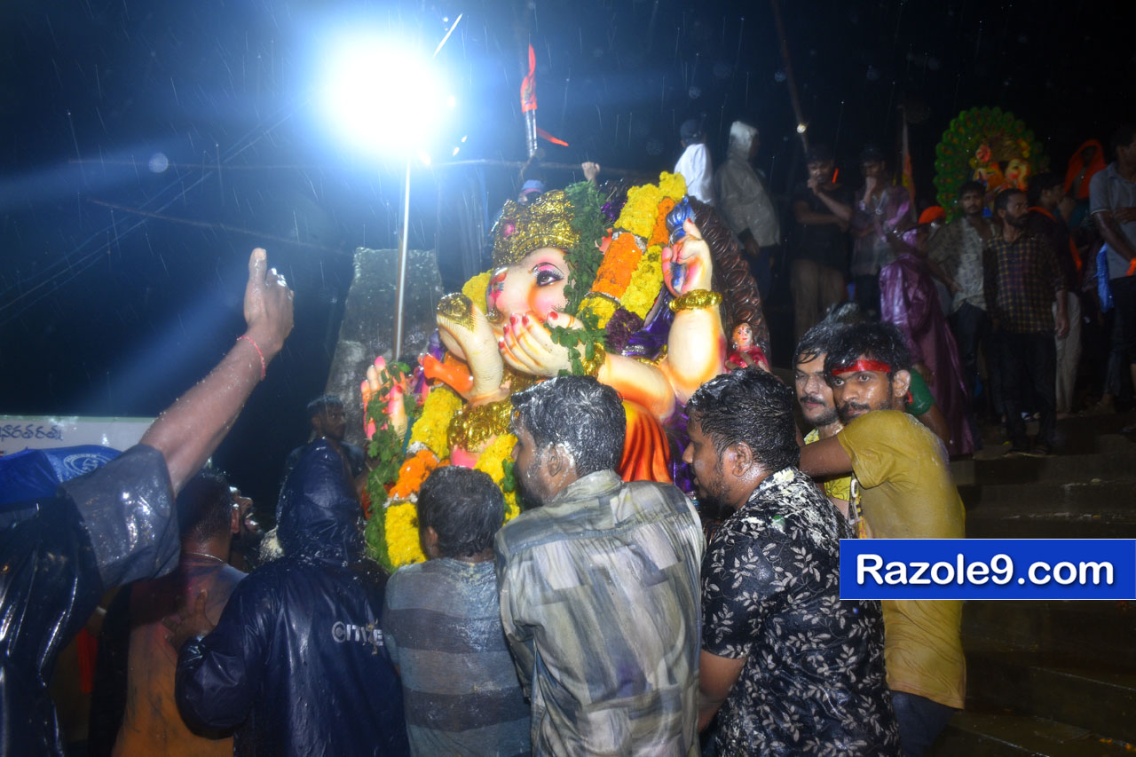 Razole Taluka Ganesh Nimajjanam